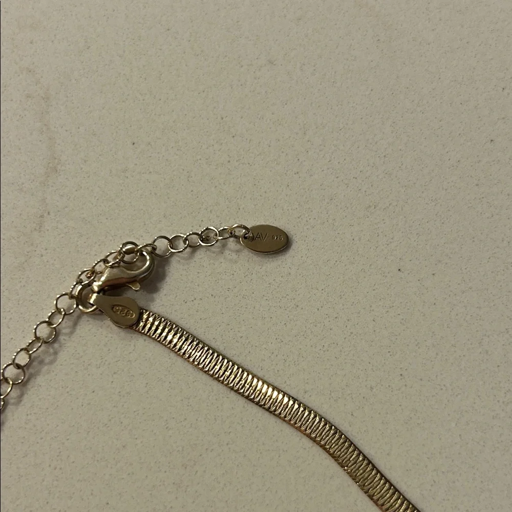 Argento Vivo Herring Bone Necklace - Picture 3 of 3